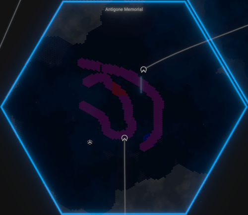 Sektorkarte Antigone Memorial